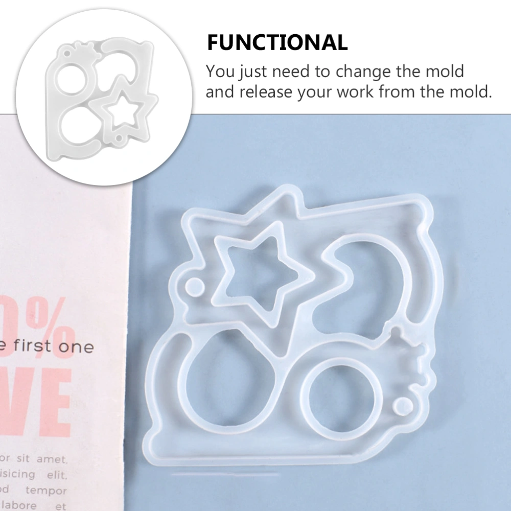 1pc Key Pendent Making Molds Pendant DIY Craft Making Silicone Epoxy Molds