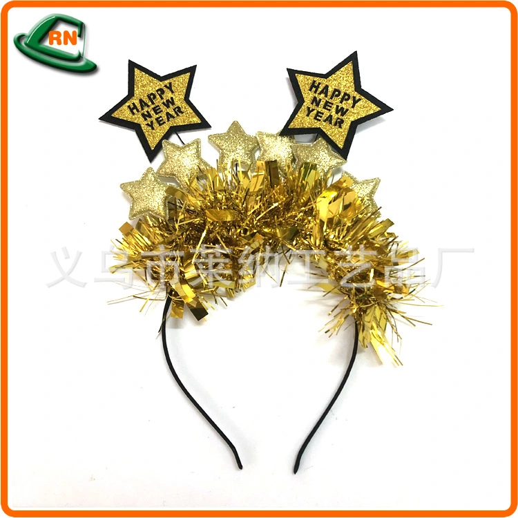 4pcs Decorative New Year Headbands 2024 New Year Party Headbands Party Photo Props