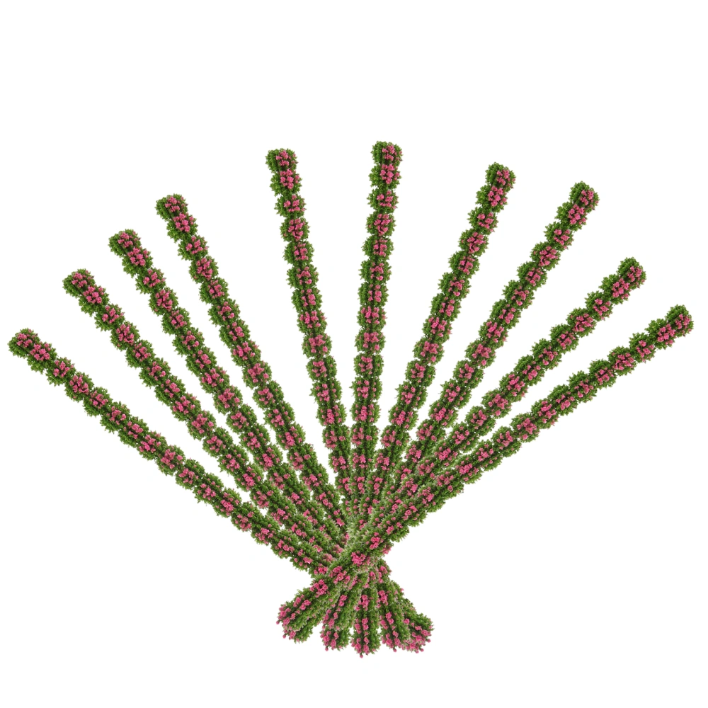 10pcs Simulated Flower and Grass Clusters Diy Cluster Simulated Plant Ornaments Home Decor