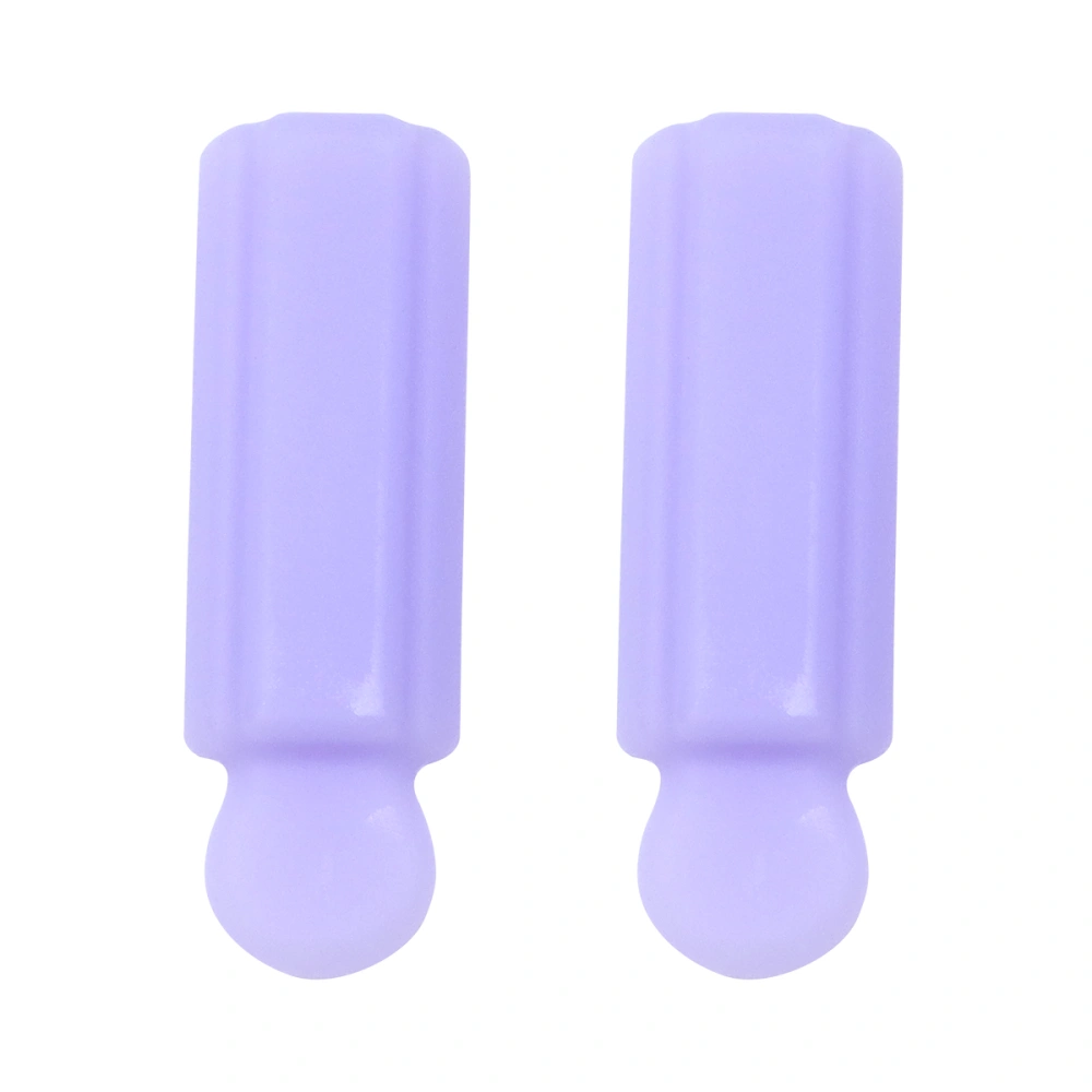 2PCS Dental Occlusal Correcting Glue Sticks Orthodontic Oral Hygiene Teeth Glue Stick Bar (Purple Taro Taste/Softer)