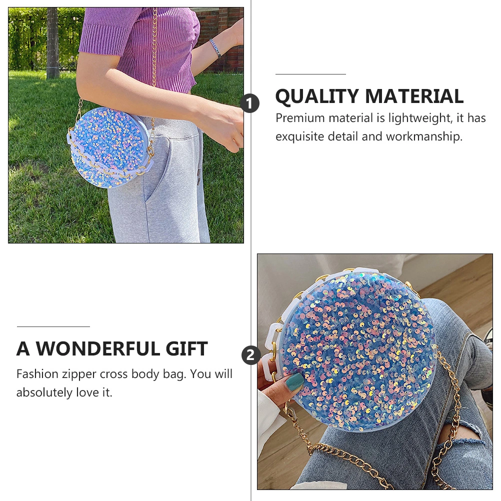 All-Match Sequin Design Women Chain Bag Fashion Lady Cross Body Shopping Bag