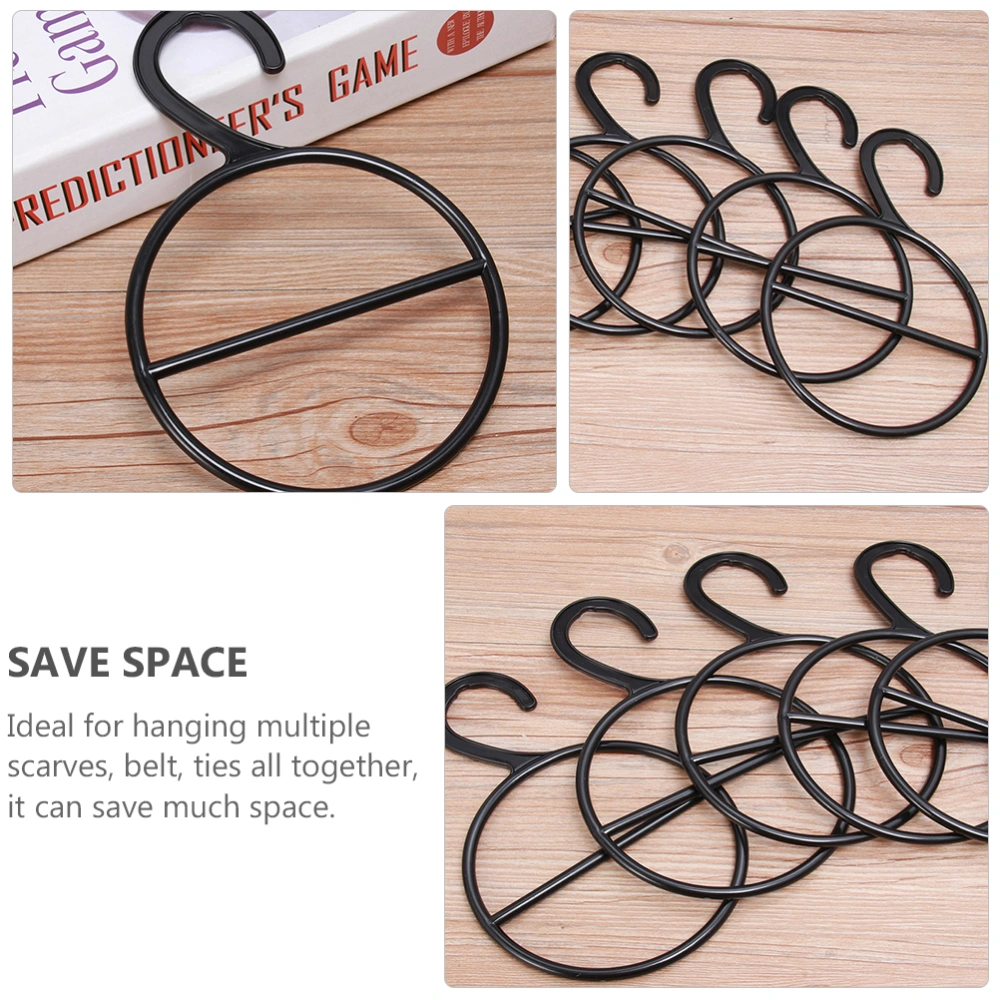 12pcs Scarf Hanger Multifunctional Scarf Belt Tie Display Slots Holder Organizer