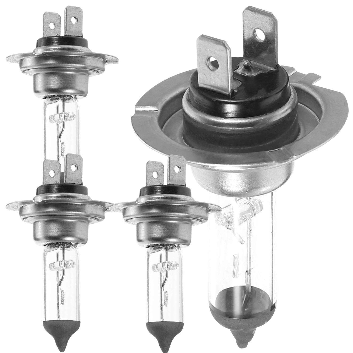 4pcs H7 Headlamp Headlight Car Bulbs 12V/55W Halogen Standard Bulb