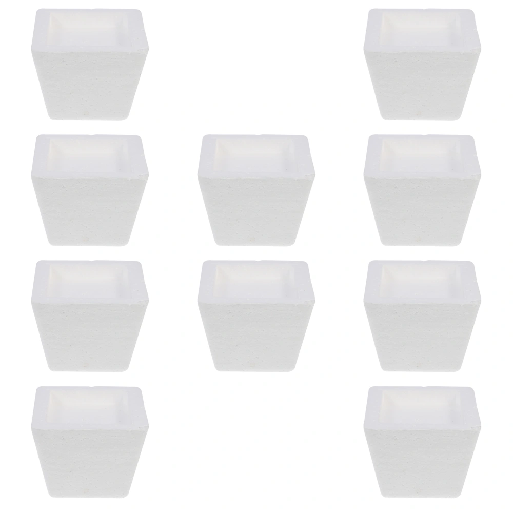 10pcs Diy Flowerpots Foam Mat Square Shape Flowerpot Pad Foam Flowerpot Cushion