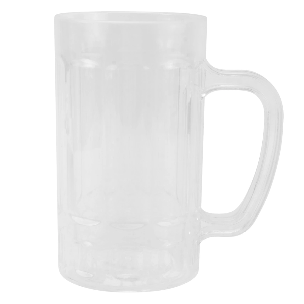 520ml Transparent Water Cup Wine Mug with Handle for Party Home Club Bar Use