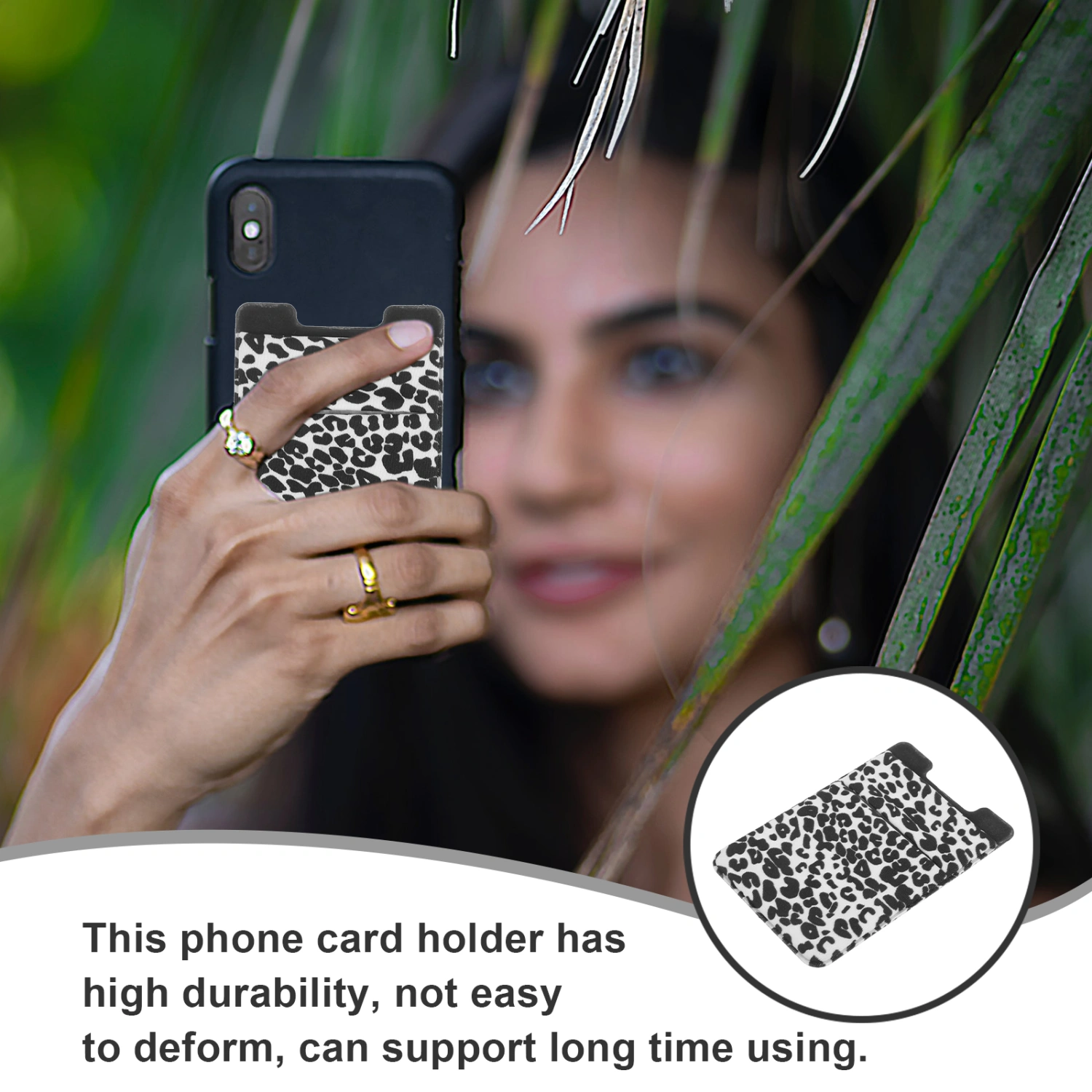 Phone Card Holder Phone Wallet Phone Back Pocket Card Storage Bag Phone Back Credit Card Holder