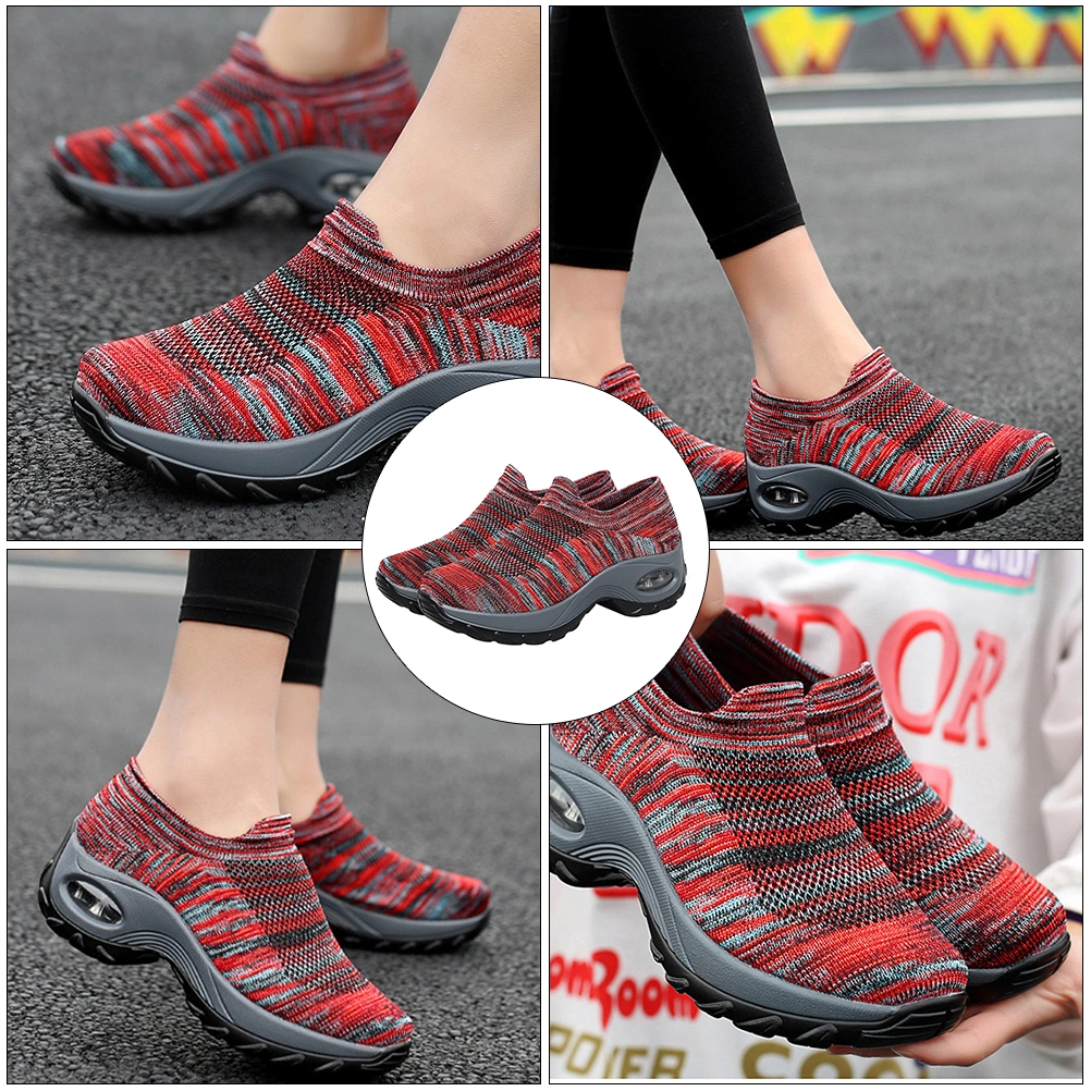 1 Pair of Woman Shoes Sports Shoes Sneakers Fashionable Gym Shoes for Female