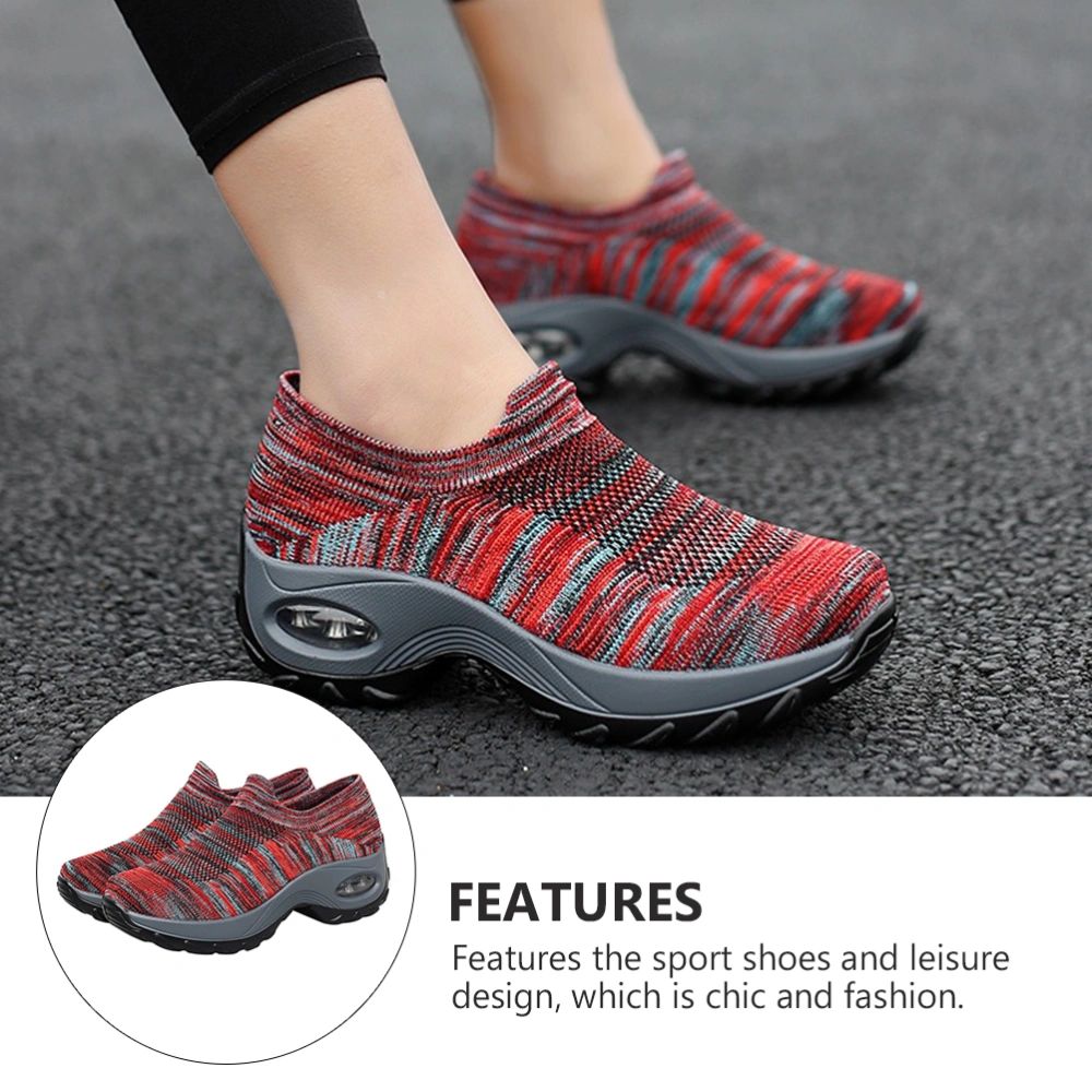 1 Pair of Woman Shoes Sports Shoes Sneakers Fashionable Gym Shoes for Female