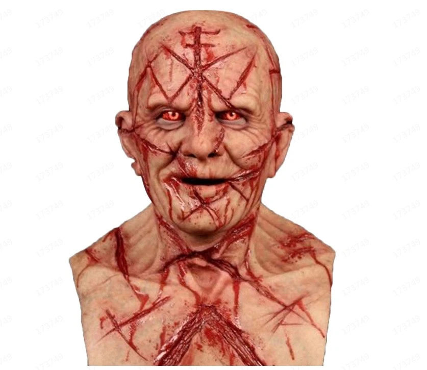 Halloween Bloody Mask Cosplay Creepy Costume Party Overhead Mask Party Cosplay Prop