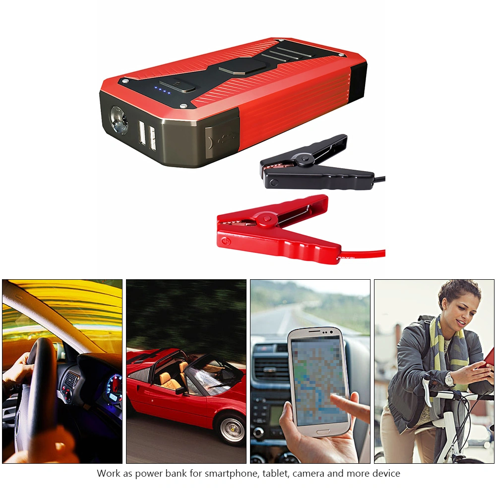 1Pc Emergency Car Charger Vehicle Jump Starter Portable Car Power Supply EU Plug
