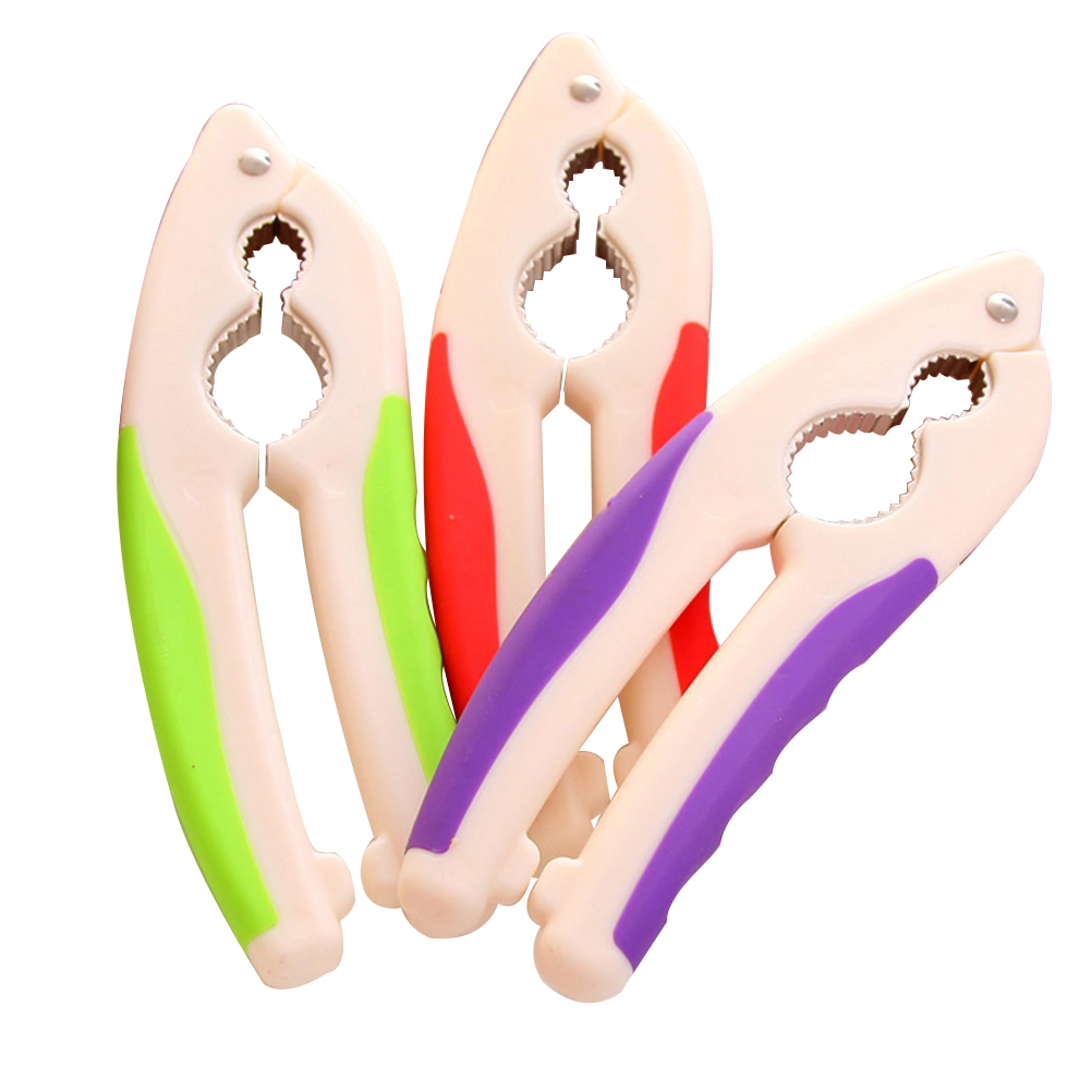 Nut Crackers Walnut Heavy Duty Shell Seafood Walnut Opener Tool with Non-slip Handle(Random Color)
