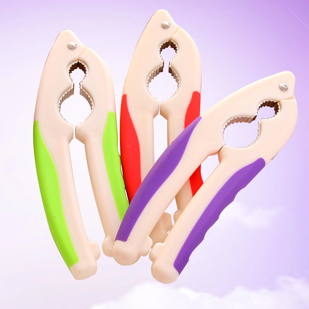 Nut Crackers Walnut Heavy Duty Shell Seafood Walnut Opener Tool with Non-slip Handle(Random Color)