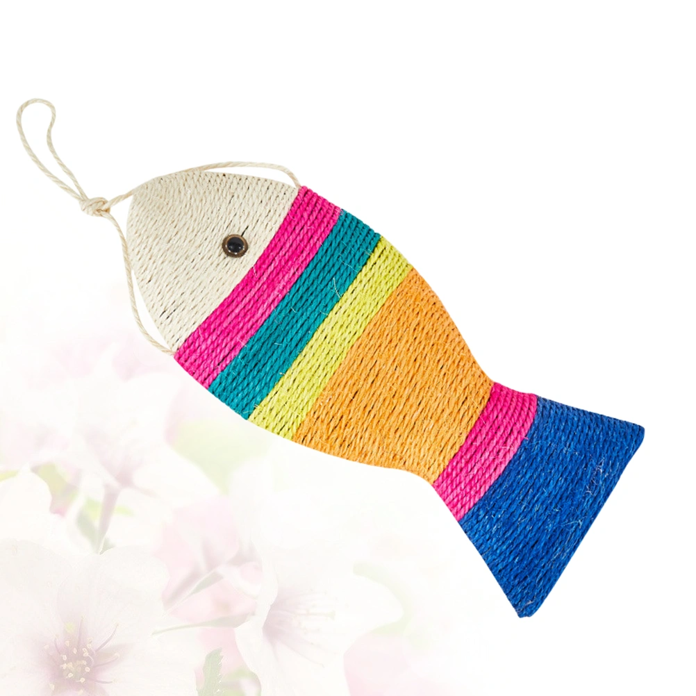 Fish Cat Scratch Board Hanging Fish Scratch Board Sisal Cat Scratch Board