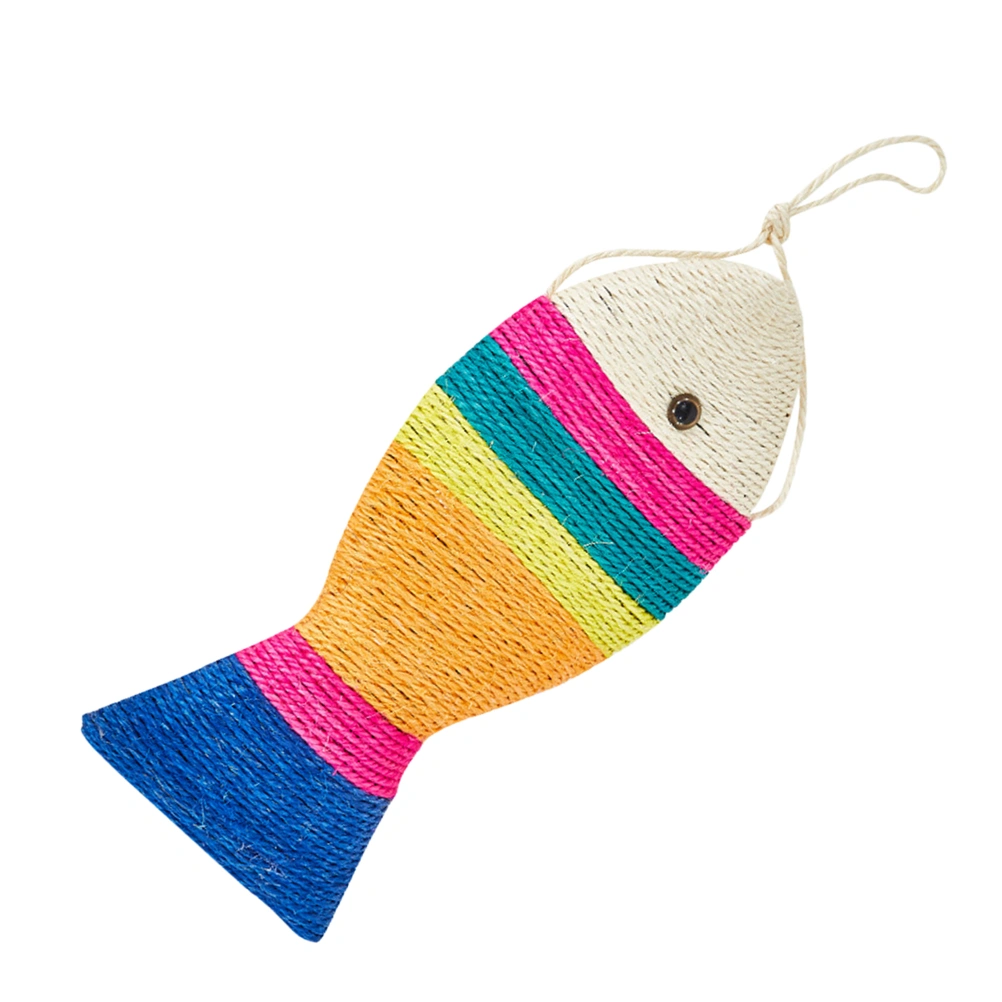 Fish Cat Scratch Board Hanging Fish Scratch Board Sisal Cat Scratch Board