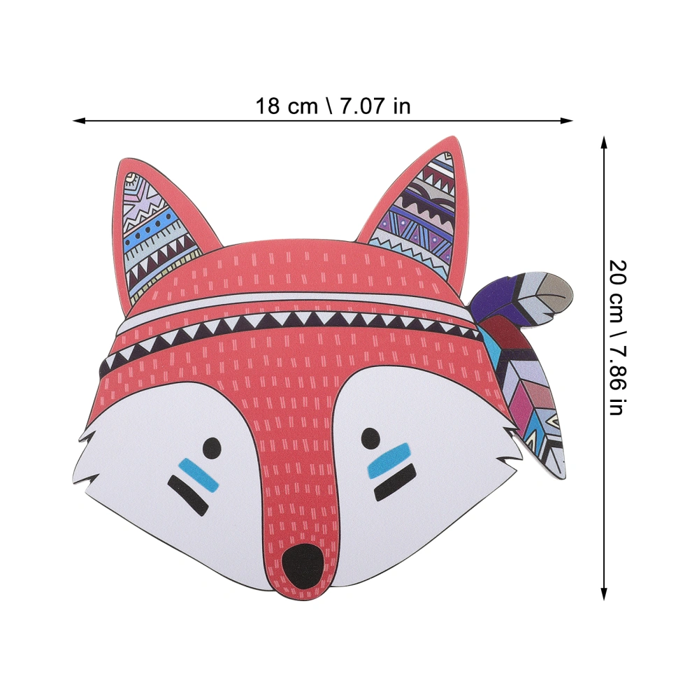 Cartoon Wall Wood-plastic Board Sticker Bedroom Foxes Decal Wall Window Sticker