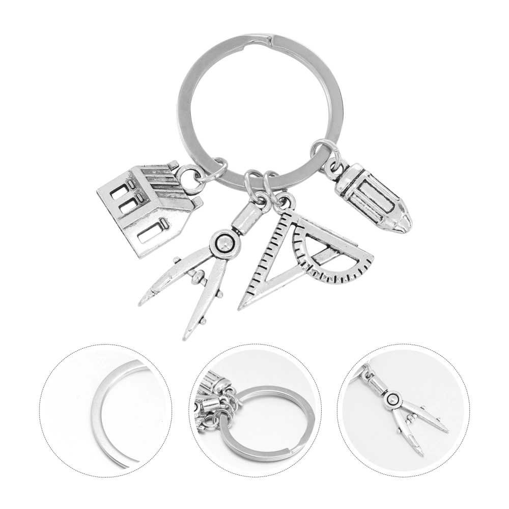 Creative Metal Keyring Delicate Zinc Alloy Gadgets House Design Key Chain