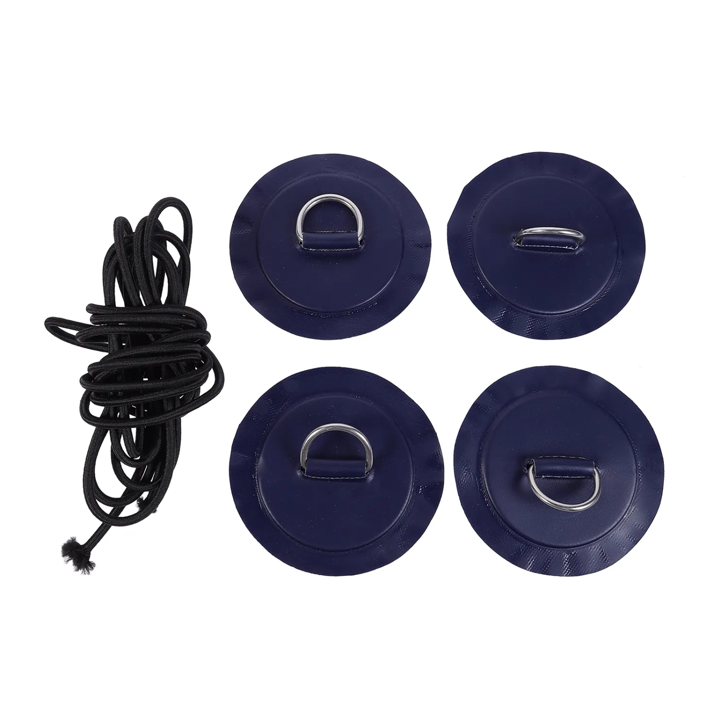 1 Set Kayak D-ring Pad Canoe D-ring Patch Kayak Deck Anchor Line D-ring Patch