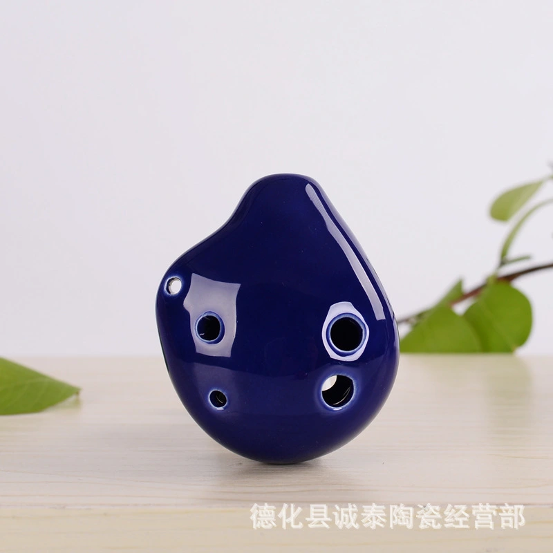 Small Ceramic Ocarina Beginner Ocarina Portable Ocarina Musical Instrument for Children