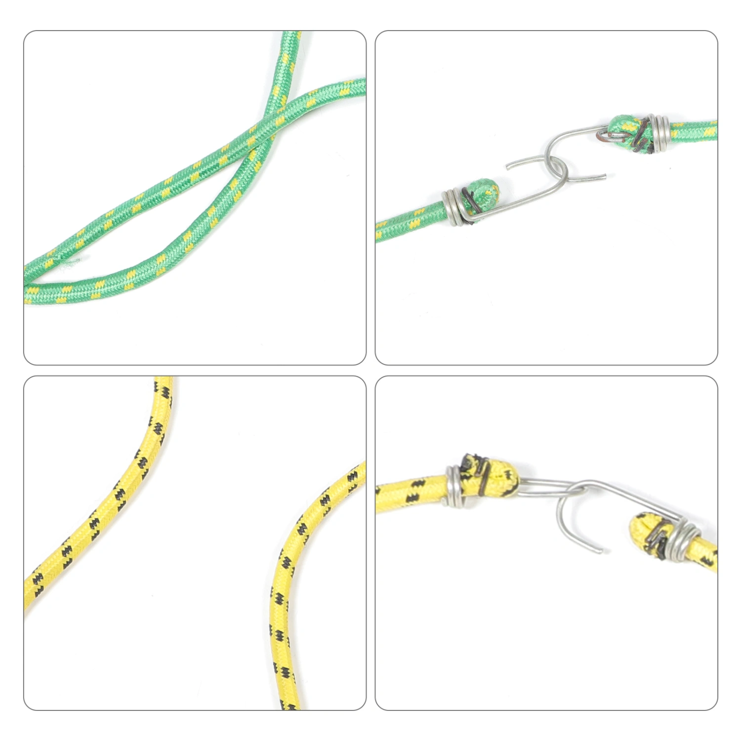 2pcs Bungee Cord Heavy Duty Bungee Strap Adjustable Bungee Cord Rope With Hook
