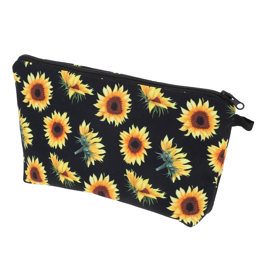 Sunflower Classic Cosmetic Bag Durable Lazy Wash Bag Large Capacity Bag