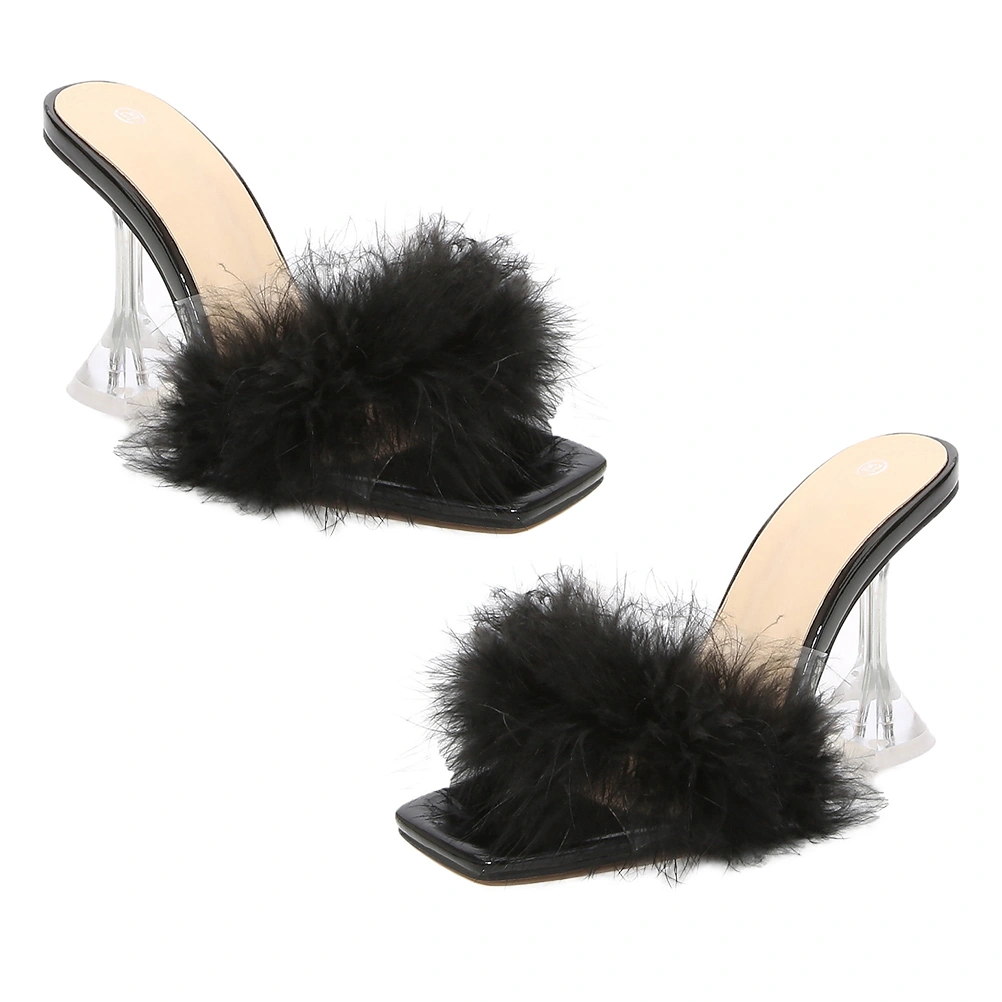1 Pair of Delicate Sandal Chic Heels Fashion Female Stiletto Women Casual Shoes