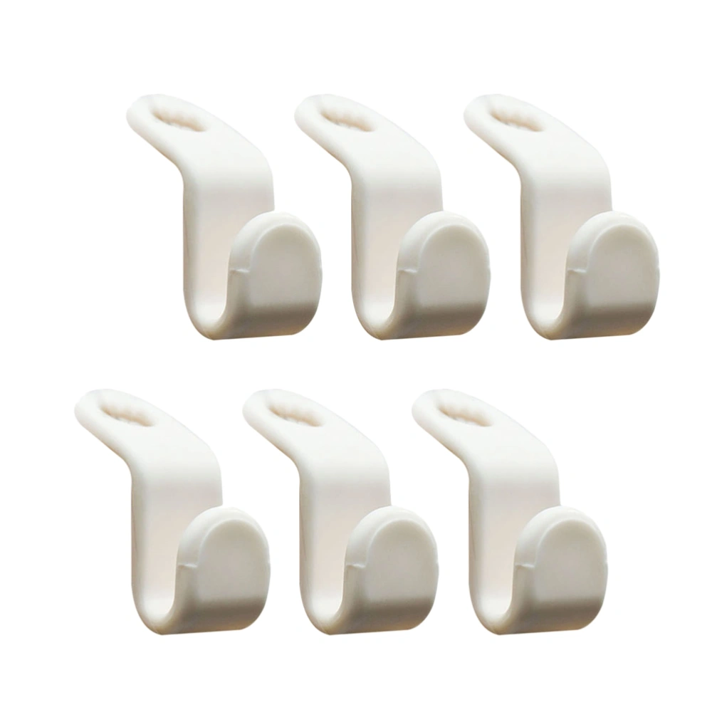 12 Pcs Household S Type Hanger Connection Hook Thicken Plastic Load-bearing Space Clothes Hook Household Hanger Connector Hooks (White)