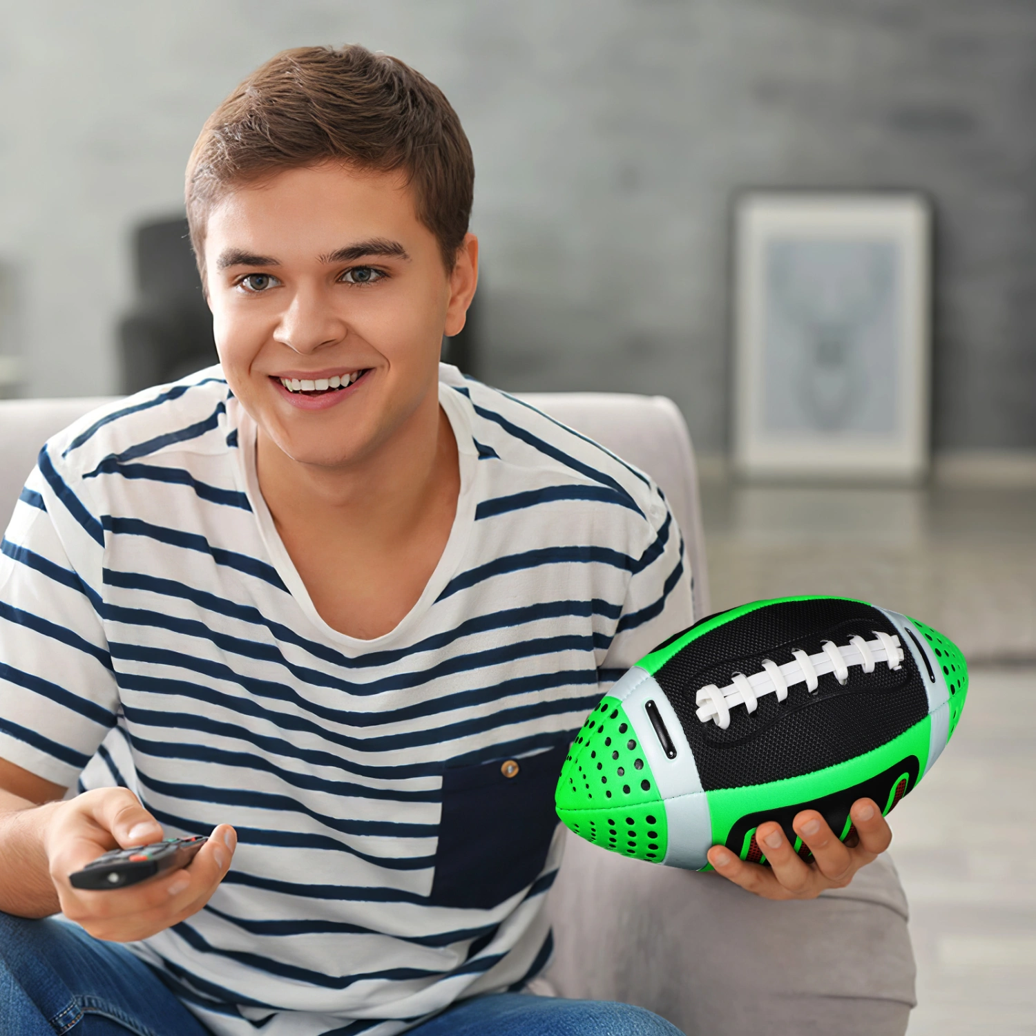 Small Rugby Ball Football Beach Accessories Exercising Ball Outdoor Rugby Ball Plaything