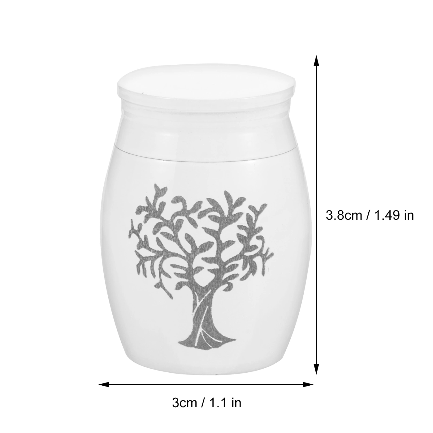 Aluminum Alloy Tree of Life Pet Urn Pet Cremation Urn Human Ashes Funeral Keepsake Ashes Keepsake Jar