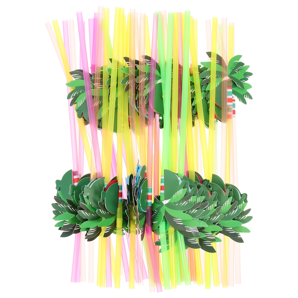 50pcs Three-dimensional Honeycomb Juice Straws Party Beverage Straws Party Supplies