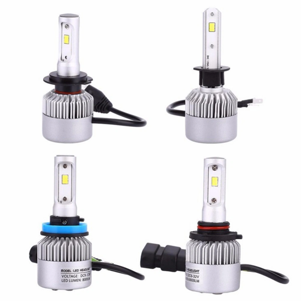 H7 LED Headlight Bulb 6500K 8000 Lumens Extremely Super Bright CSP Chips (White Light)