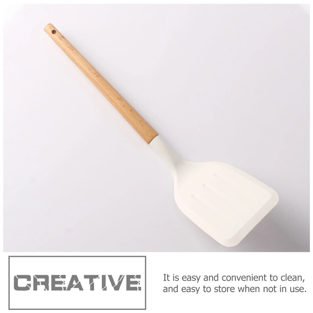 Wooden Handle Cooking Spatula Multi-purpose Cooking Shovel Cookware Kitchen Utensil