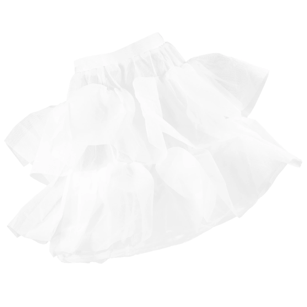 1Pc Children Petticoat Wedding Dress Underskirt Lace Mesh Lining Dress Showing