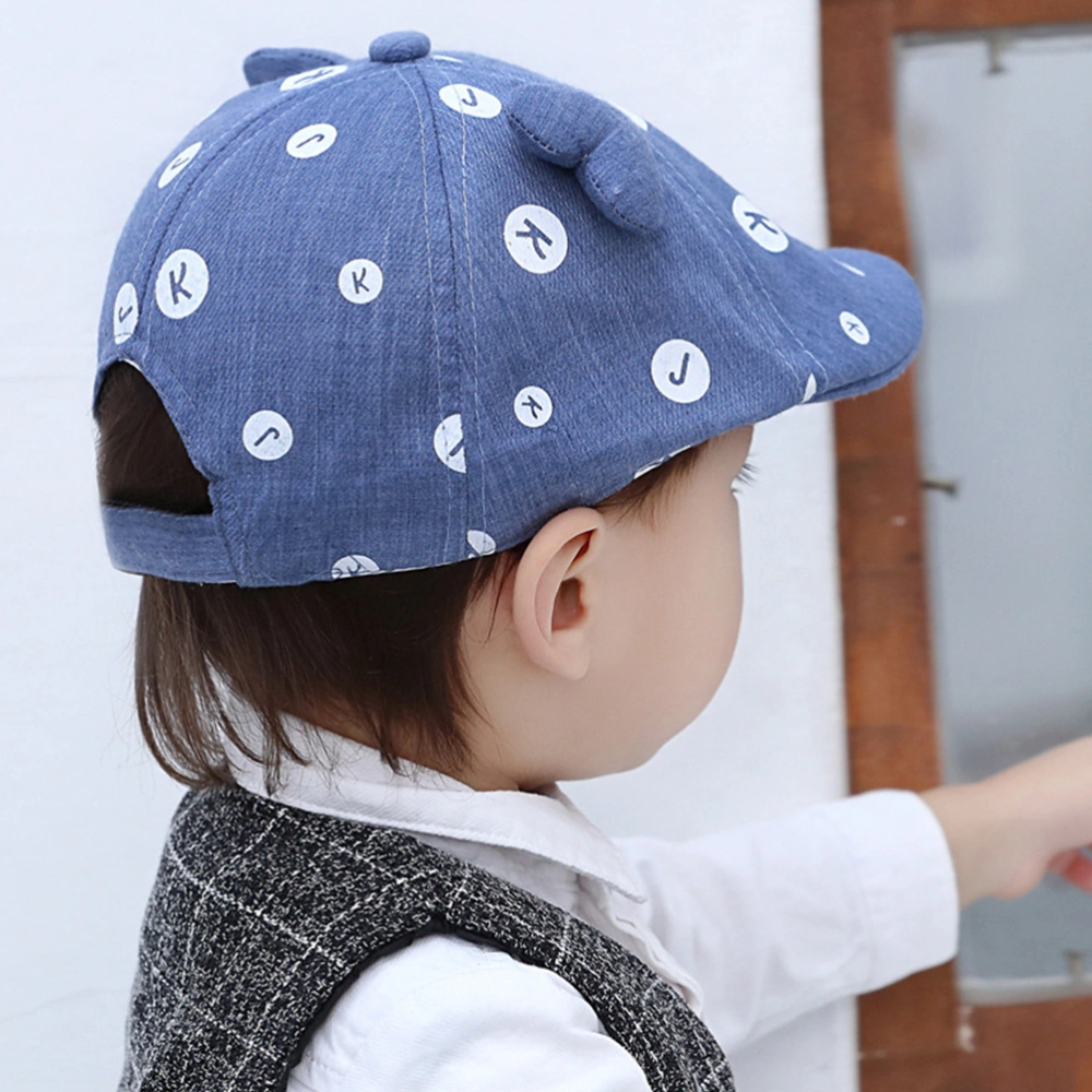 1Pc Adorable Children Hat Baby Cotton Hat British Beret Winter Costume