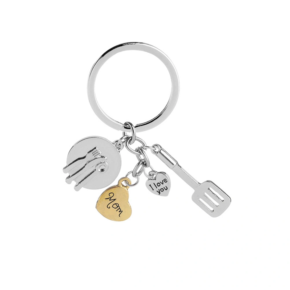 Mother Birthday Gifts Mother Daughter Keychain I Love You Mom Keychain Jewelry Gift for Women Best Birthday Gift for Mom From Daughter Son