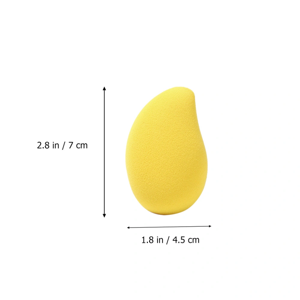 3pcs Mango Shaped Makeup Sponge Non-latex Cosmetic Puff Cosmetic Powder Puff