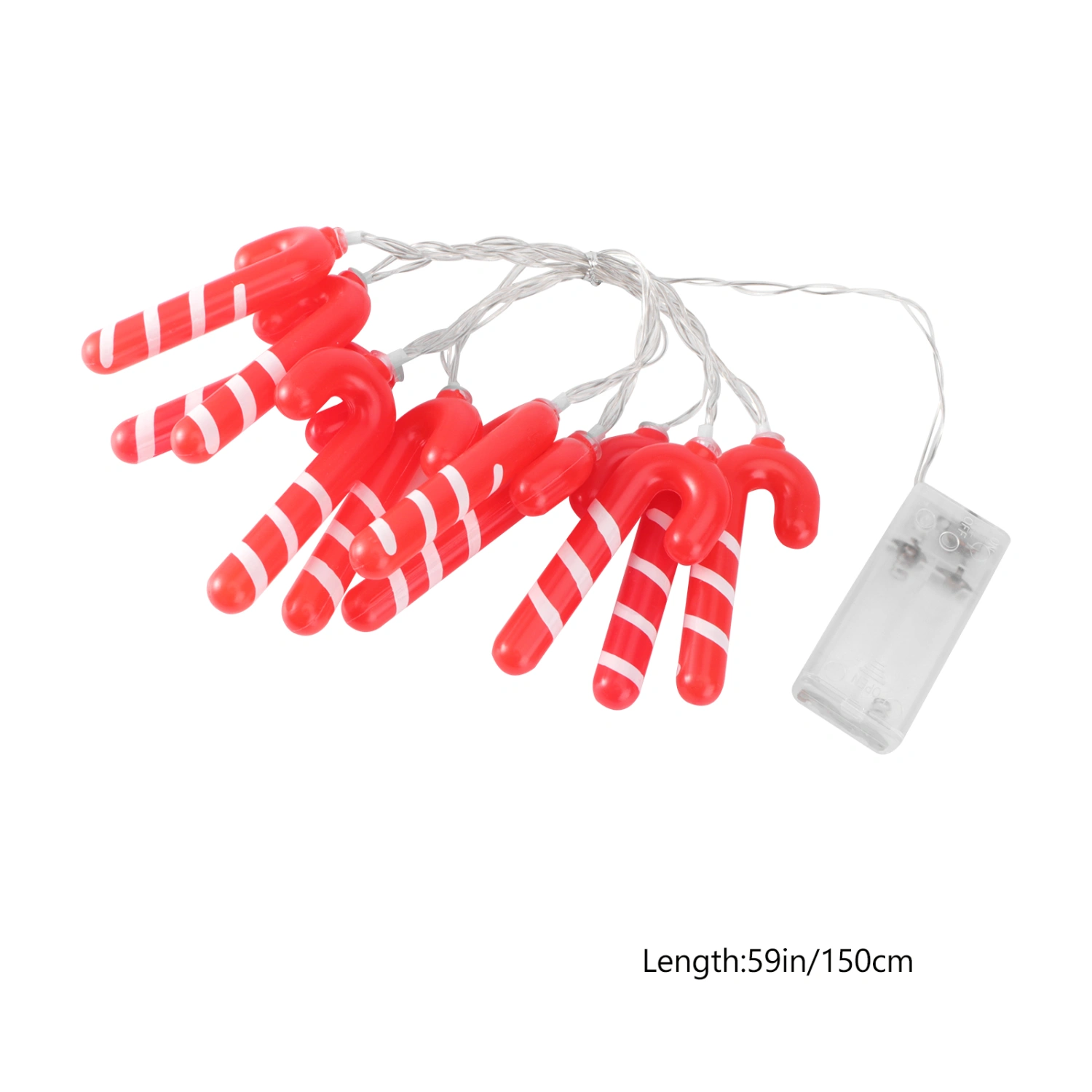 Christmas Lamp String Small Cane String Lamp 1.5 Meters 10-LEDs String Light
