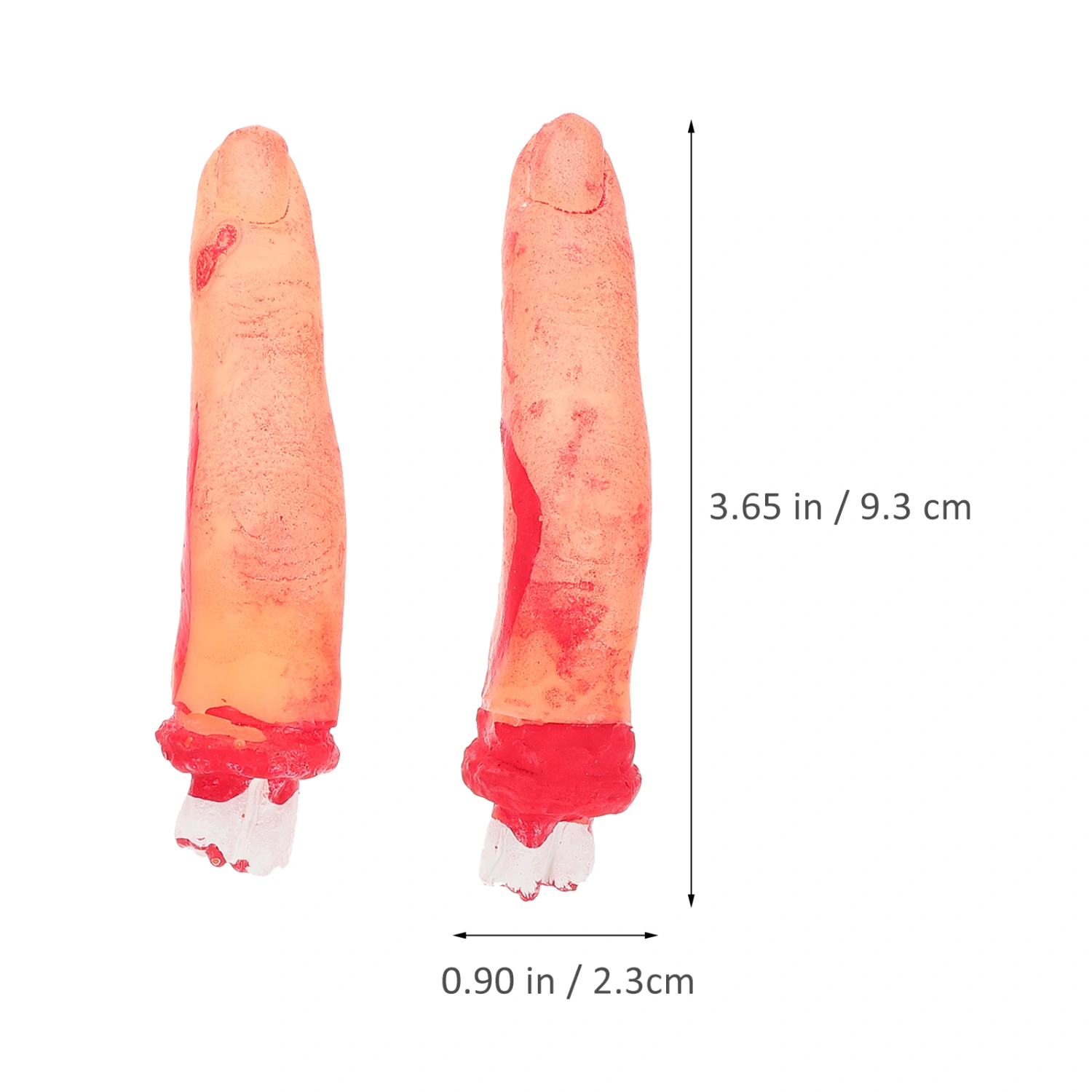 10pcs Halloween Fake Finger Simulation Bloody Finger Prop Haunted House Decor