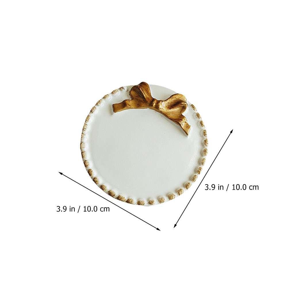 Retro Jewelry Tray Unique Desktop Ornament Resin Jewelry Tray Pretty Photo Prop