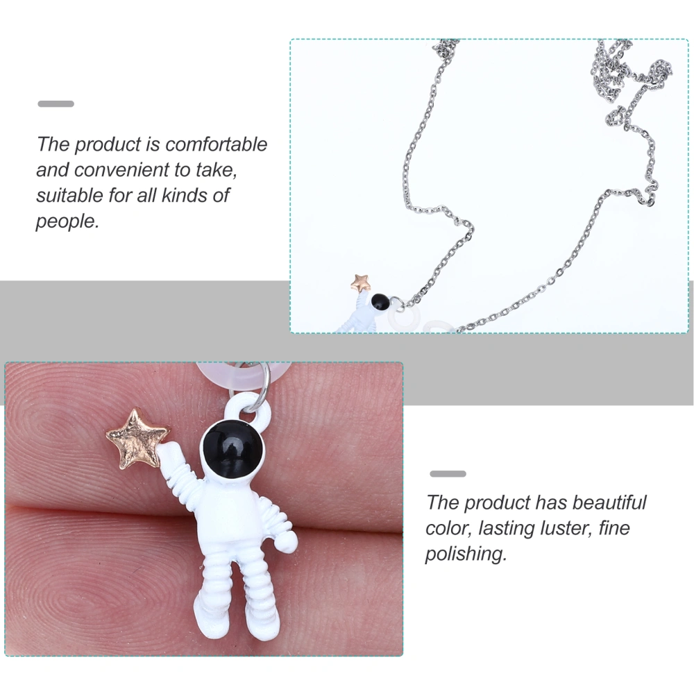 1Pc Wireless Earphone Chain Spaceman Earphone Link Hanging Chain (As Shown)