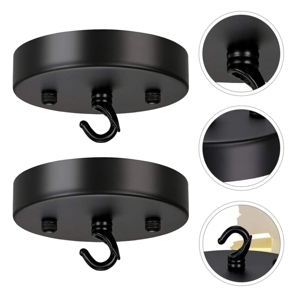 2Pcs Nordic Ceiling Light Suction Plate Household Bedroom Decor Ceiling Plate