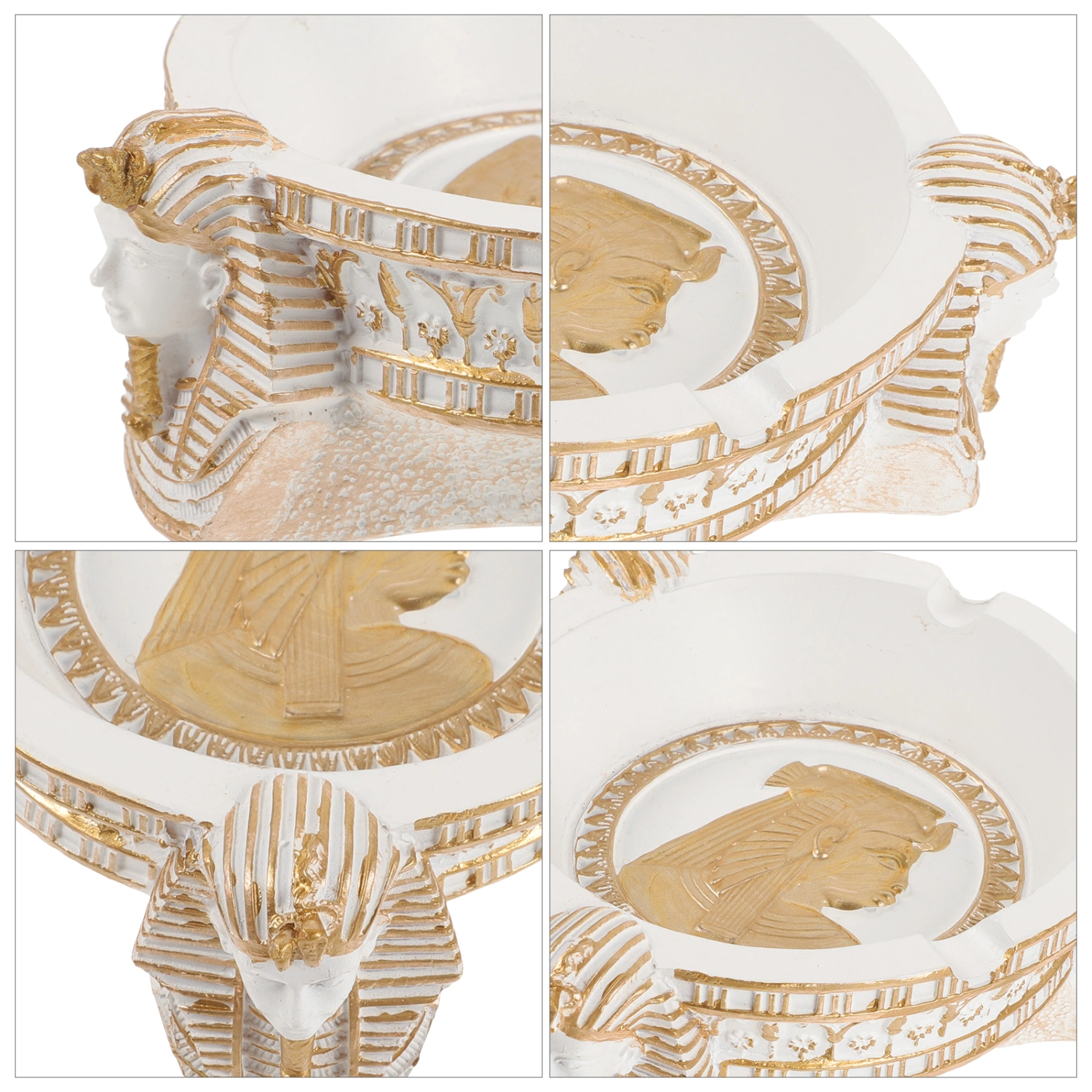 Table Ashtray Decoration Egyptian Pharaoh Ashtray Craft Decorative Ash Tray Home Office Ashtray