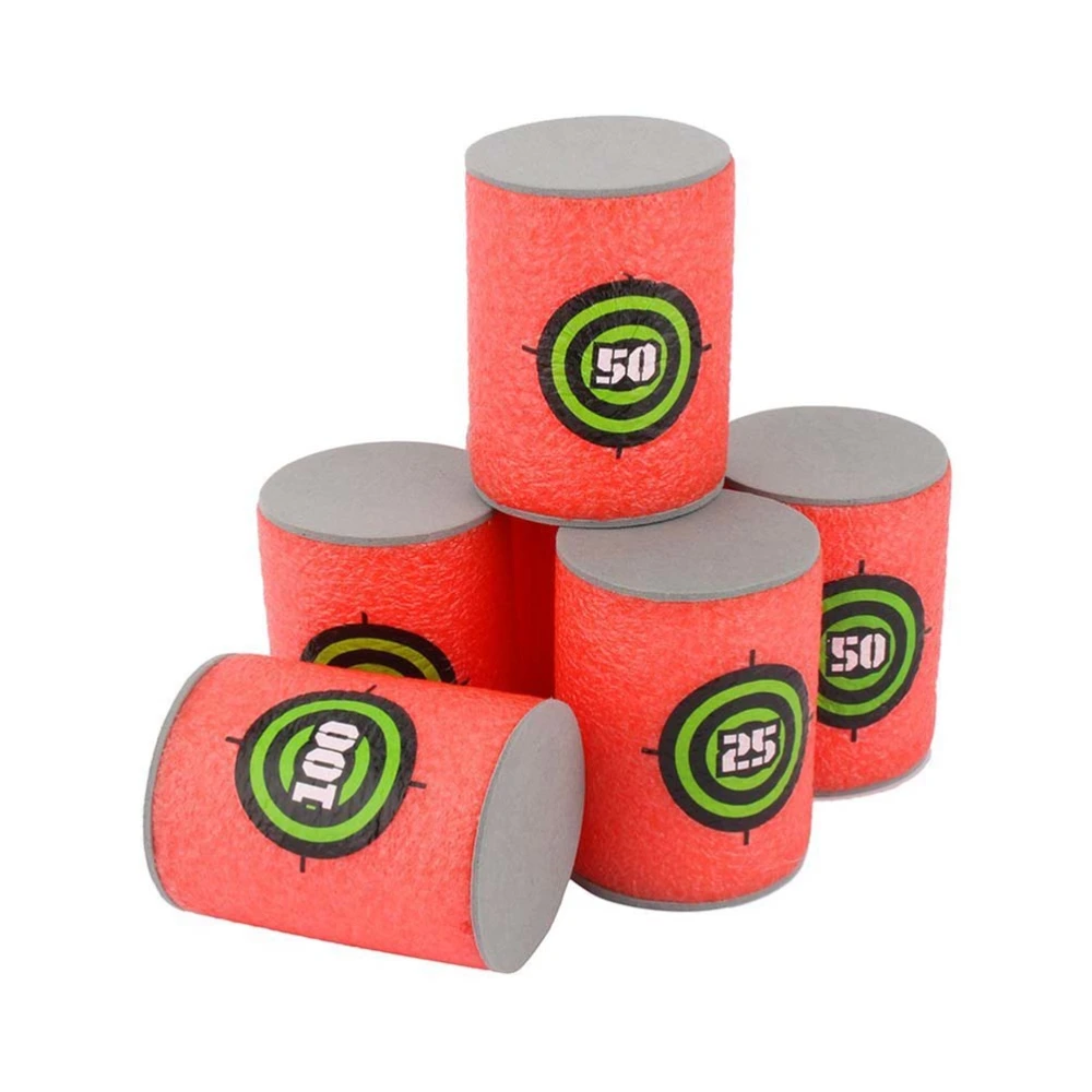 6pcs Target Cans for War Game Shooting Games