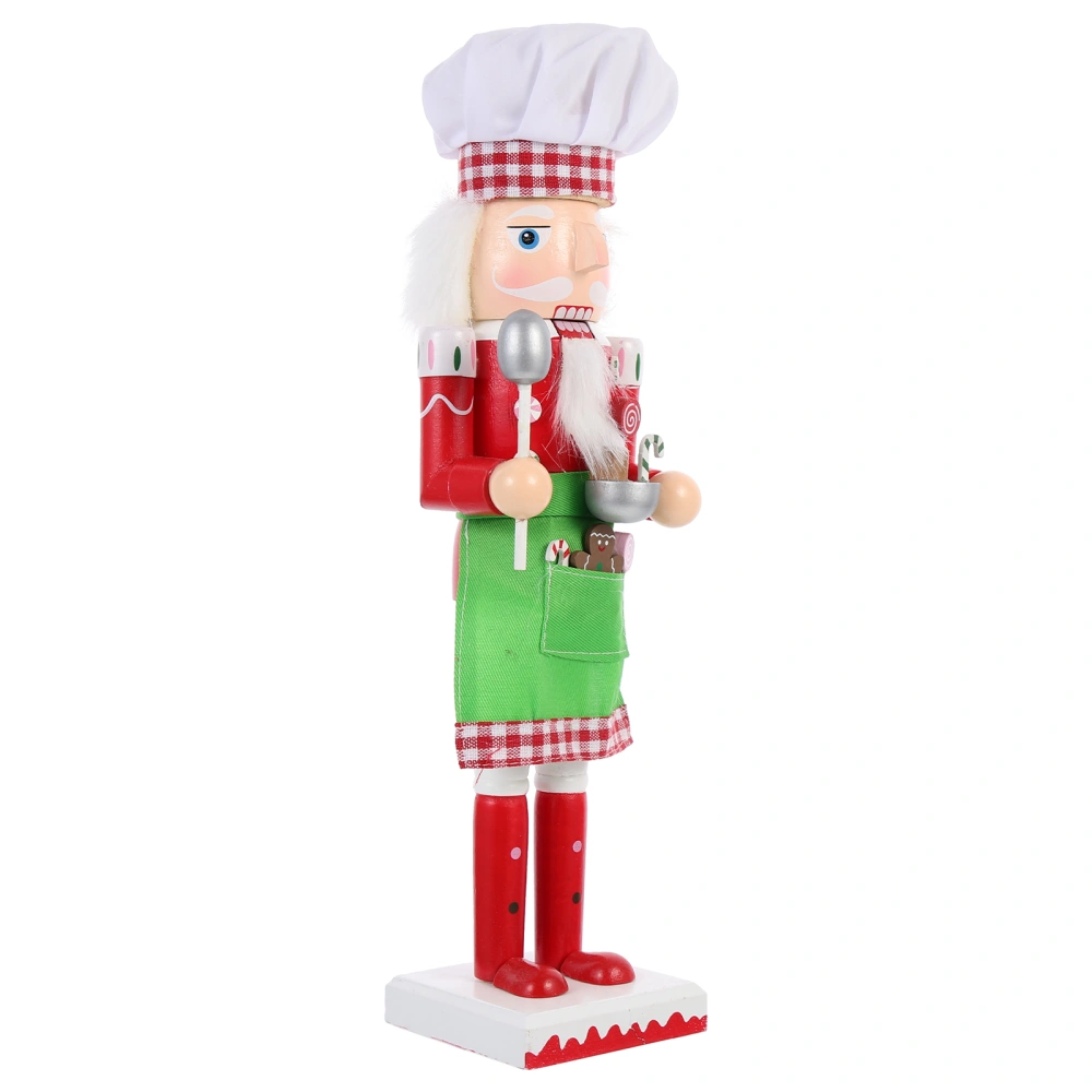 Christmas Nutcracker Decoration Traditional Wooden Nutcracker Soldier Figure