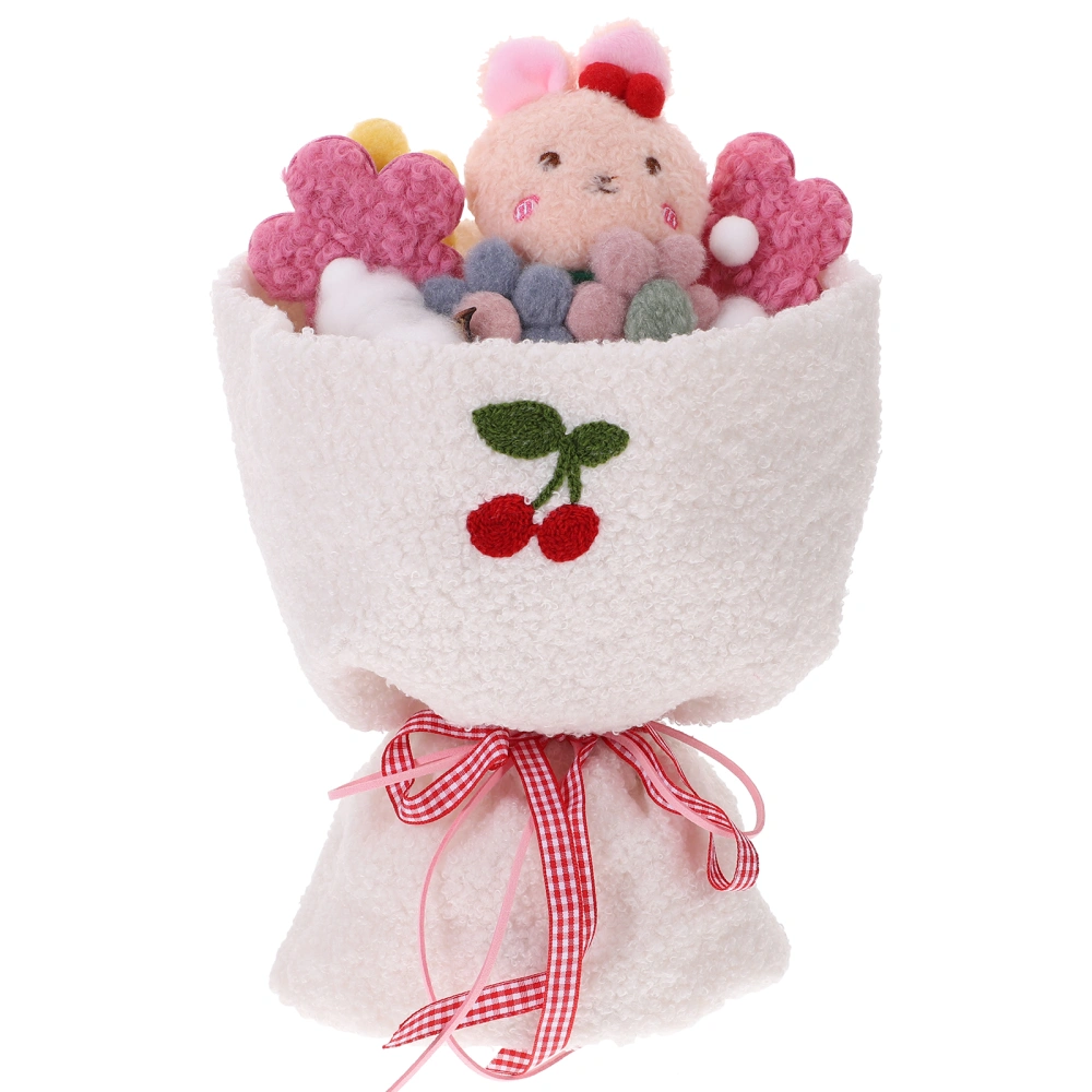 Plush Flower Bouquet Stuffed Toy Bouquet Valentine’s Birthday Gift for Girls Women