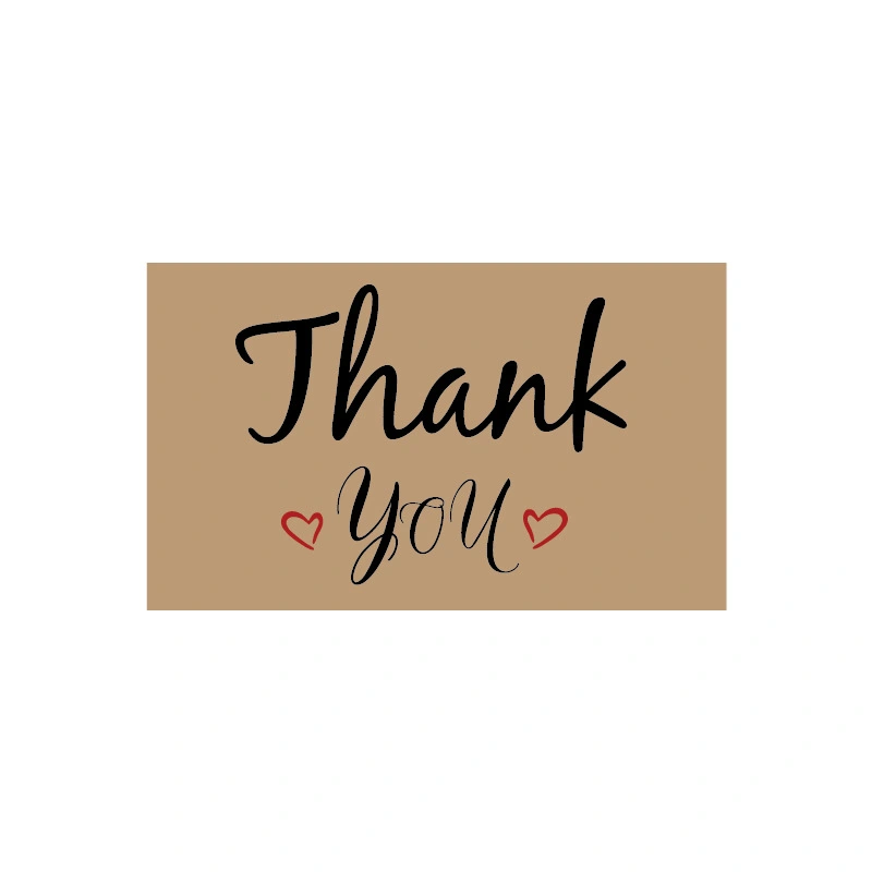 120Pcs Decorative Thank You Cards Shopping Costumer Thank Cards Thank You Cards