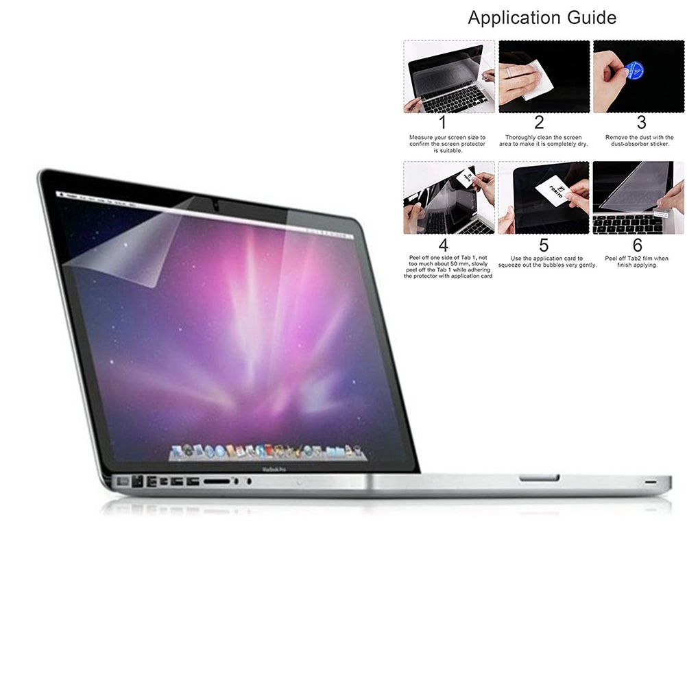 Bubble Free Removable Screen Protector for Apple Pro 13.3 Inch Model A1706 A1708