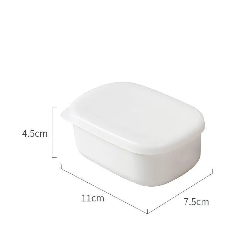 4pcs Convenient Fruit Boxes Portable Freezer Boxes Household Bento Boxes Food Accessory