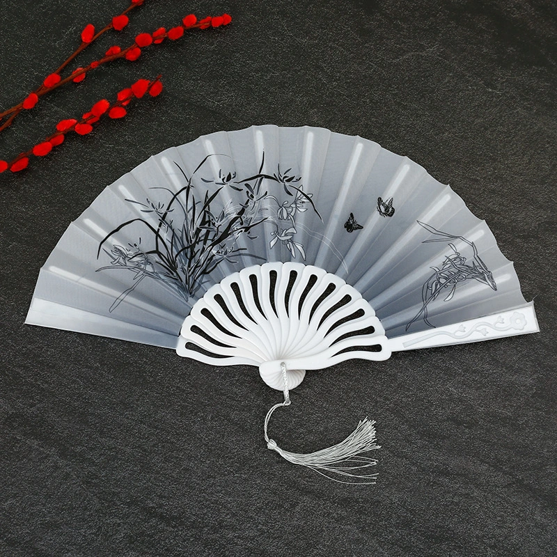 Foldable Fan Handheld Fan Chinese Vintage Style Hand Held Folding Fan for Party Wedding