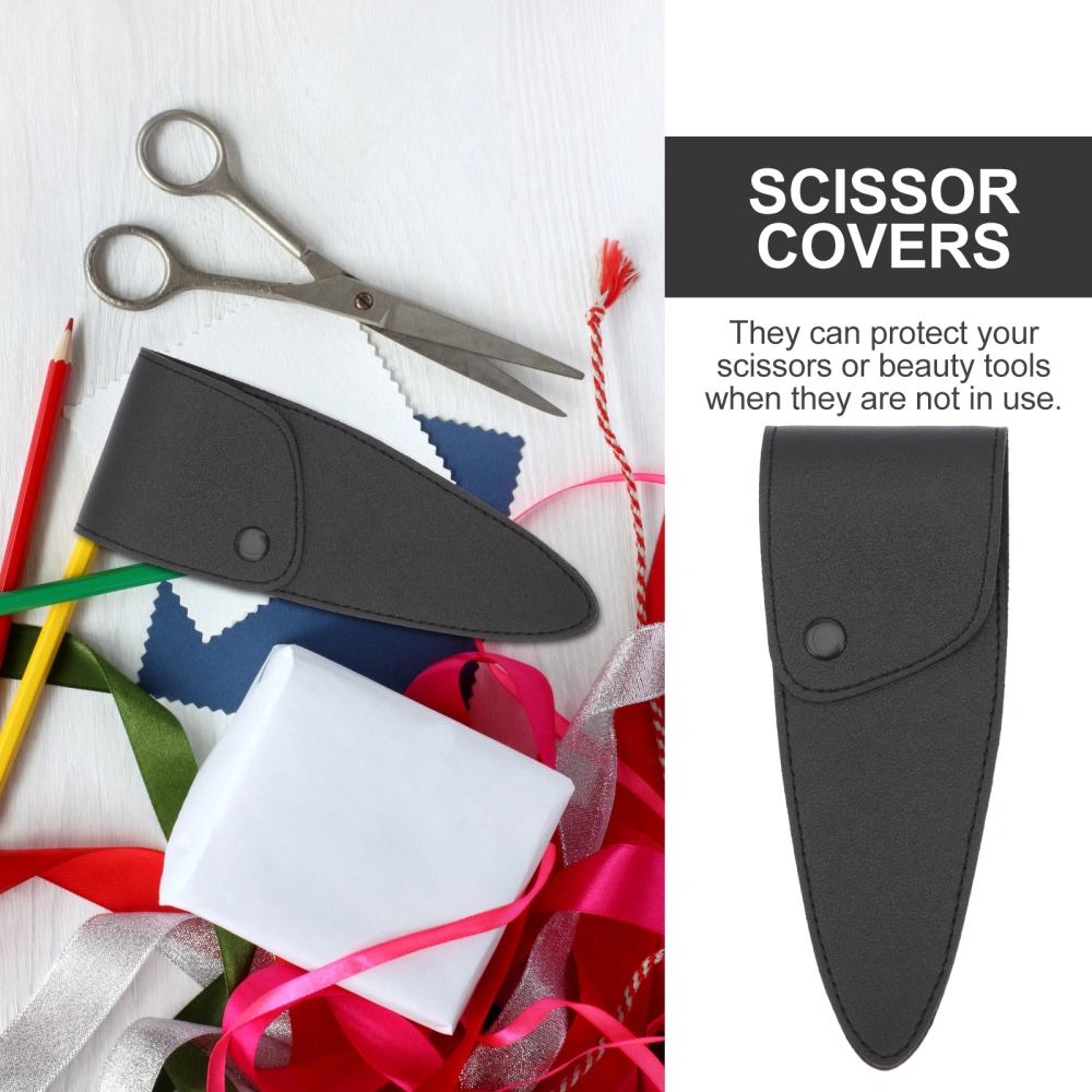 5pcs Protective Scissor Cases Nail Scissors Sheaths Scissors Cover Pouches