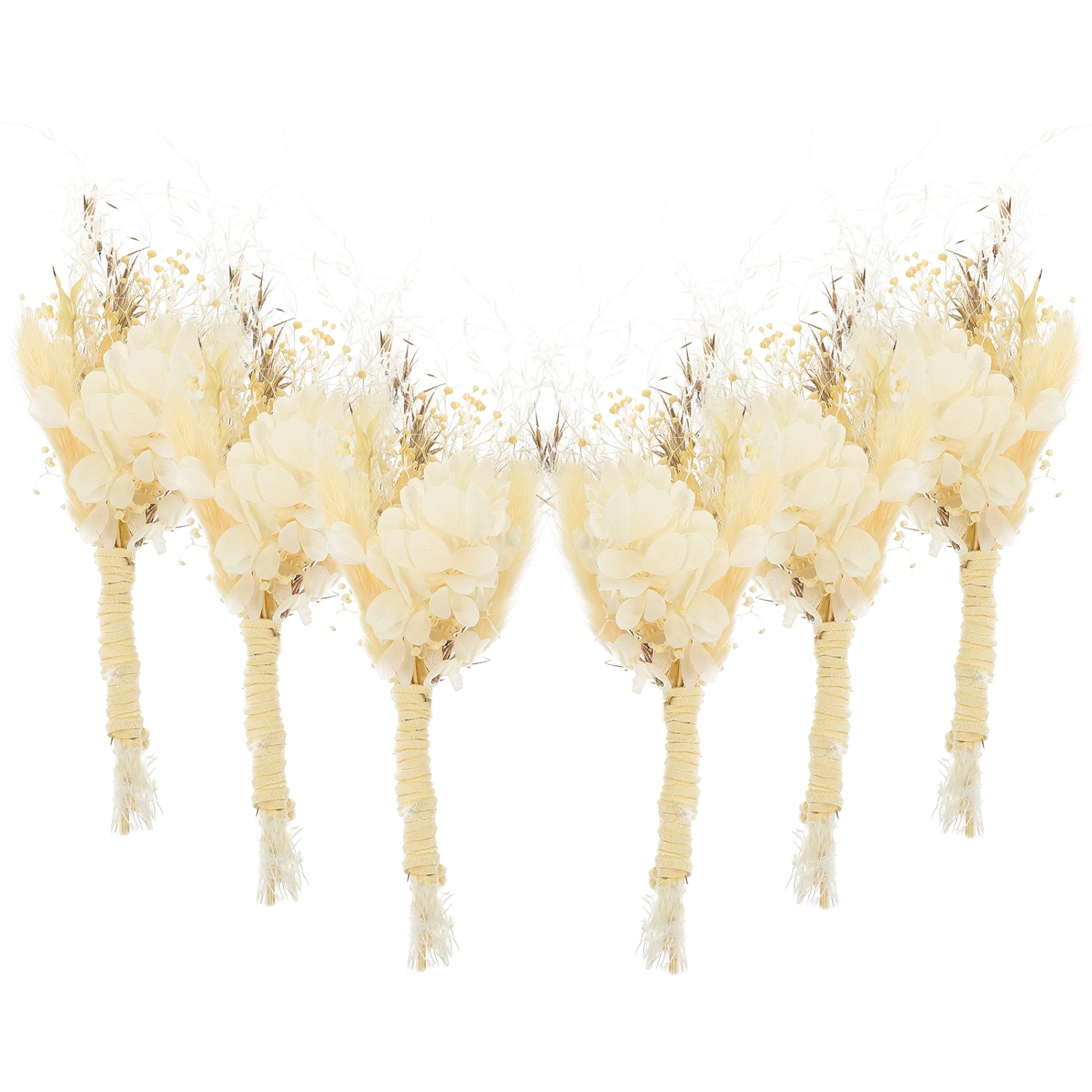 6 Bundles of Natural Dried Plants Delicate Small Dried Flowers Preserved Fresh Plants